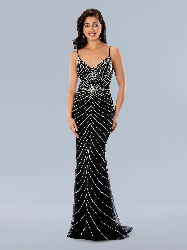 Stella Couture 24114 Beaded Formal Long Prom Dress