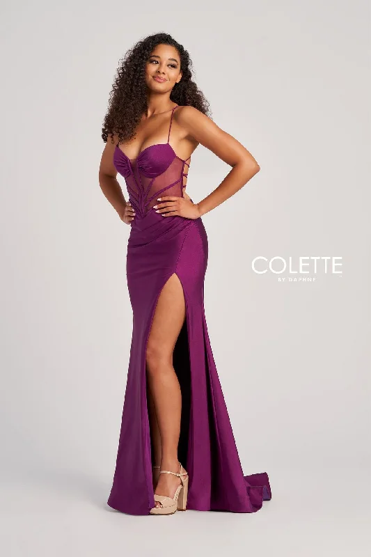 Colette CL5140 Boned Long Formal Mermaid Prom Dress