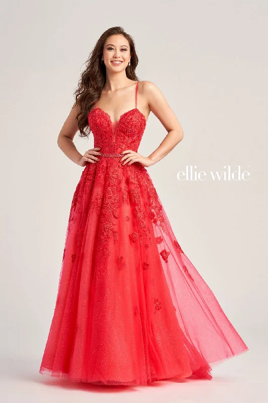 Ellie Wilde EW35016 Formal Glitter Prom Long Gown