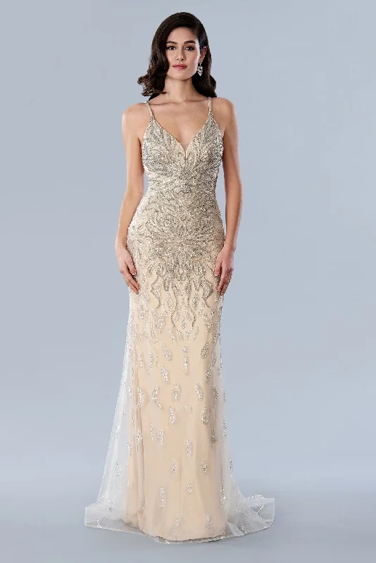 Stella Couture 23368 Long Formal Beaded Prom Dress