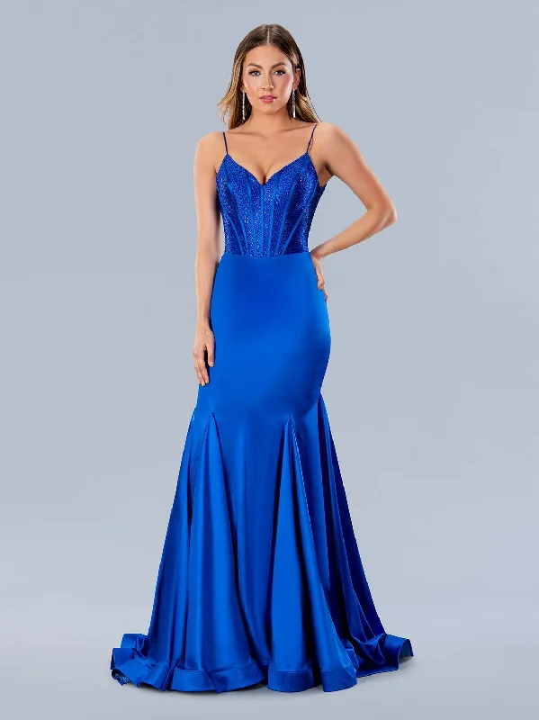 Stella Couture 24198 Formal Long Prom Fitted Dress