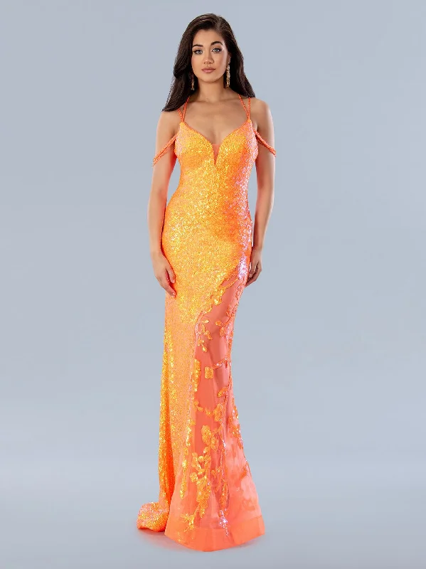 Stella Couture 24153 Prom Long Formal Sequin Dress