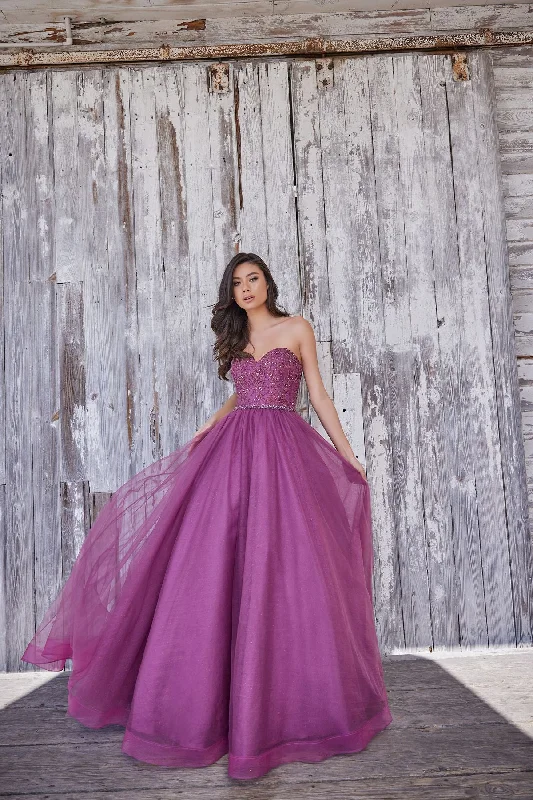 Colette CL5193 Formal Glitter Long Prom Ball Gown