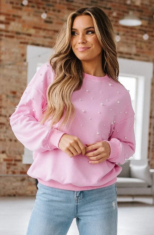 Barbie Pink Pearl Knit Sweater | S-XL