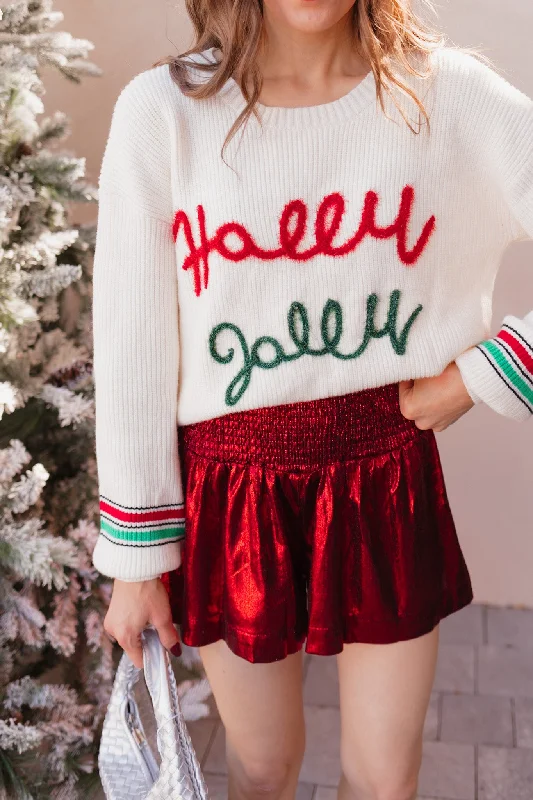 Tinsel Town Holly & Jolly Knit Sweater