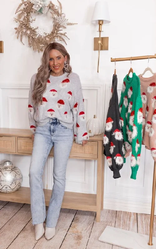 Holiday Santa Party Sweater | S-2X