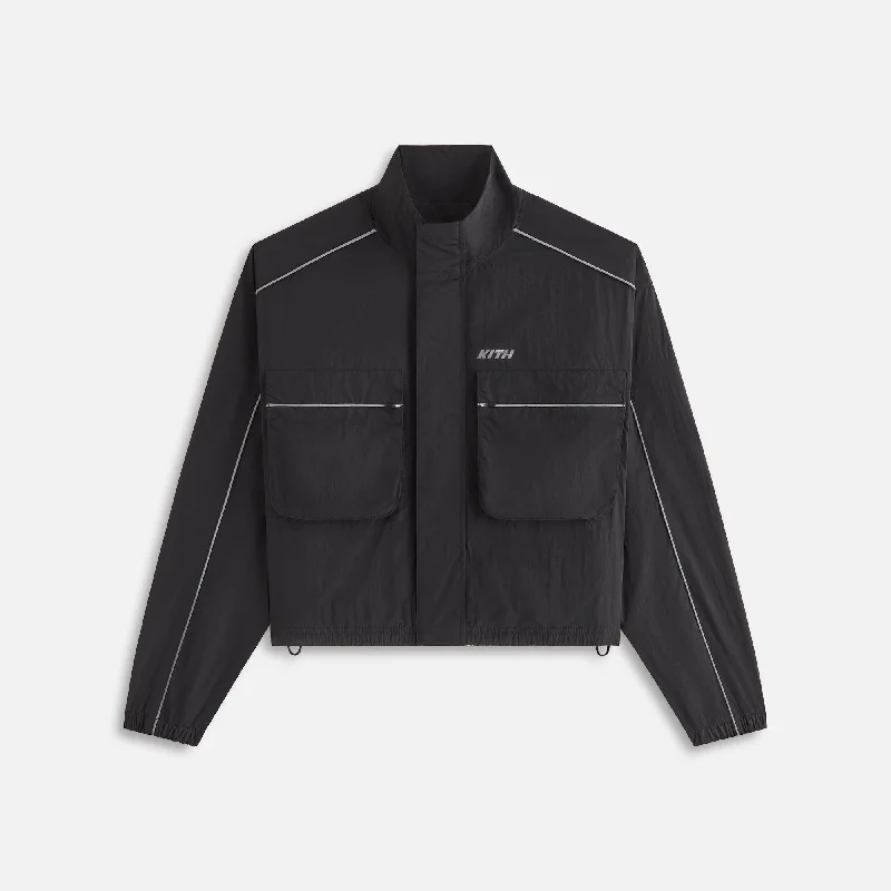 Kith Women Lowen Nylon Track Jacket - Black