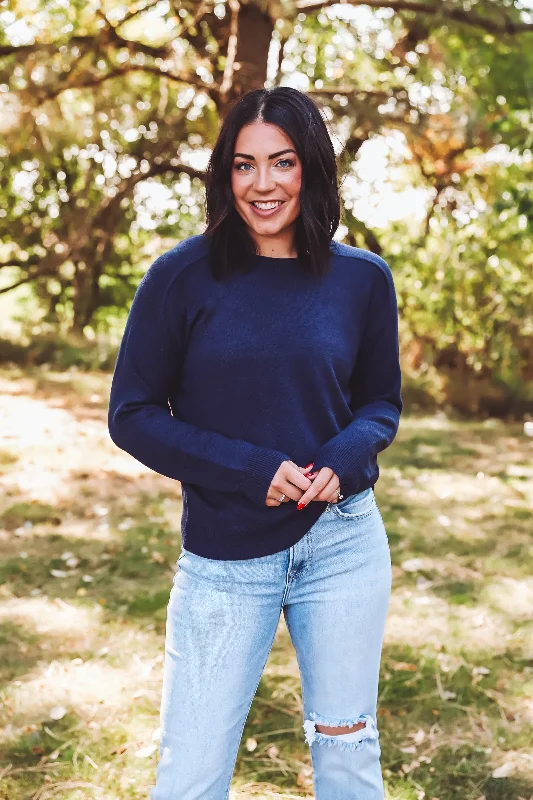 Lainey Sweater-Navy