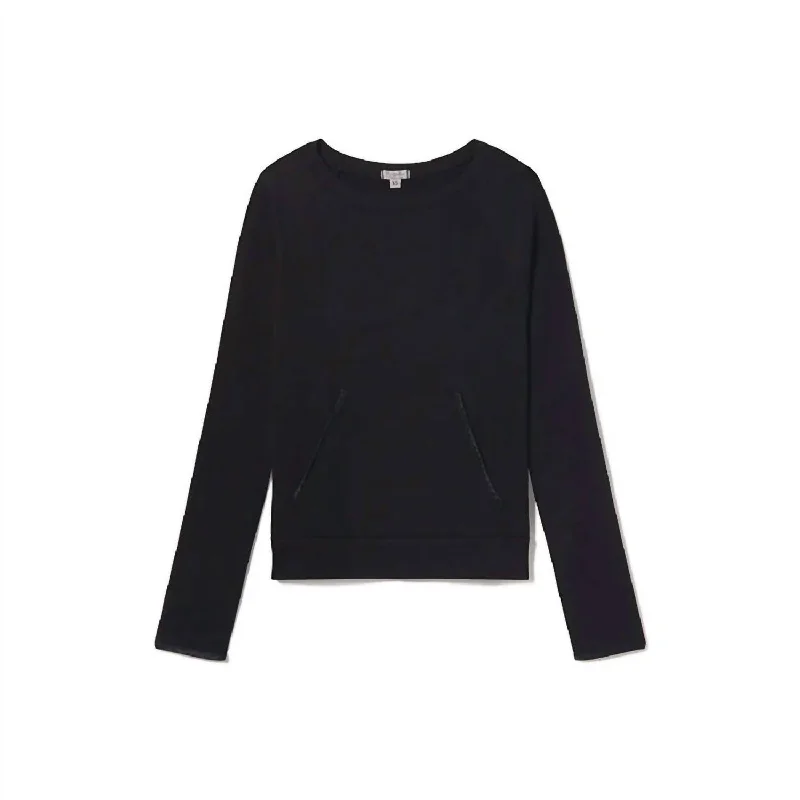 Becca Long Sleeve Tee In Black