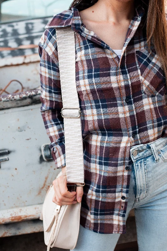 Cool As Ice Long Sleeve Plaid Top | S-2X, 3 Colors!