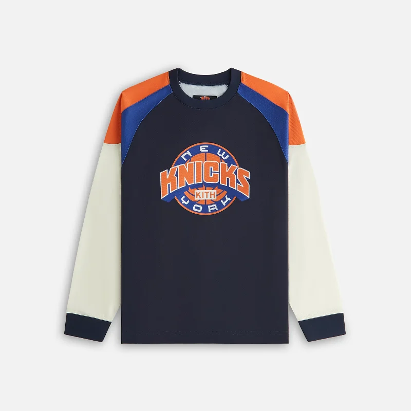 Kith Women for the New York Knicks Ridley Tech Long Sleeve - Nocturnal