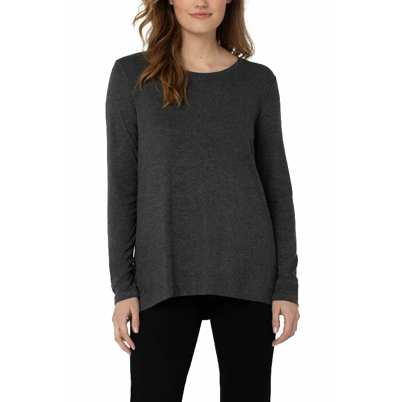 Long Sleeve Scoop Neck Tee