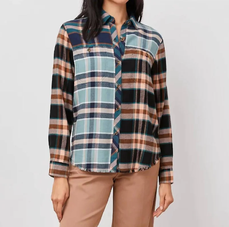 Brando Shirt In Heathrow Mixed Plaid