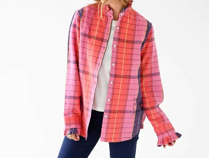 Mia Plaid Shirt In Multi