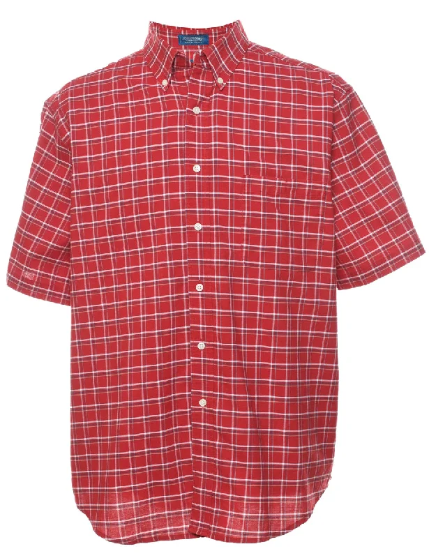 Red Checked Shirt - L