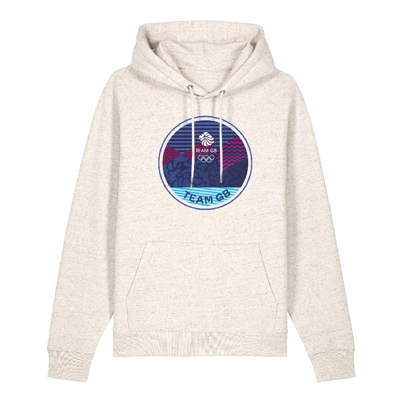 Team GB Core Emblem Hoodie Natural