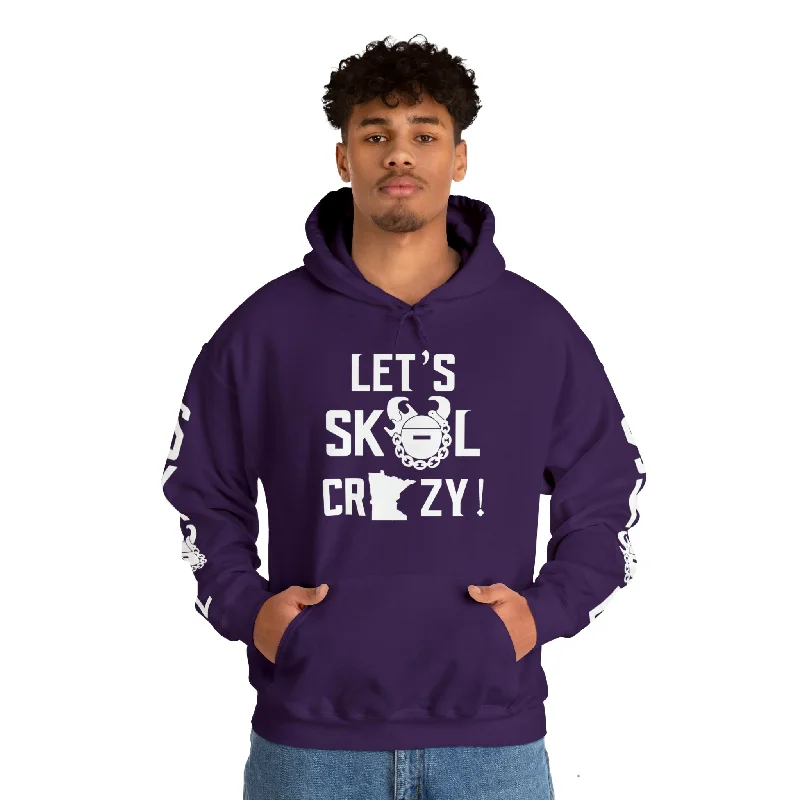 Unisex Heavy Blend™ Hooded Sweatshirt - Let's go Crazy! + Original (Sleeves)