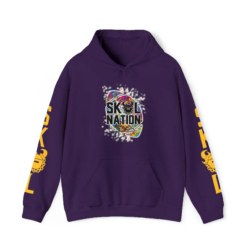 Unisex Heavy Blend™ Hooded Sweatshirt - MN Nation (Color Blast) + Original (Sleeves)