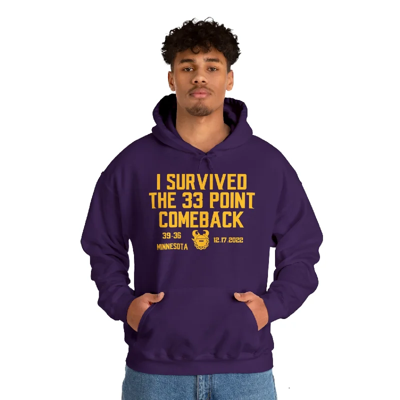 Unisex Heavy Blend™ Hoodie - Survived the 33 Point Comeback