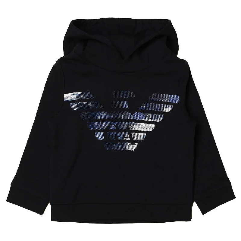 Blue Logo Hoodie