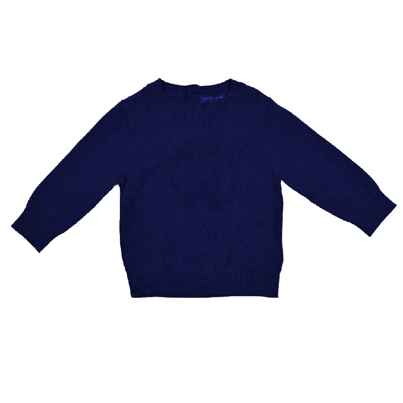 Navy Monogram Pullover