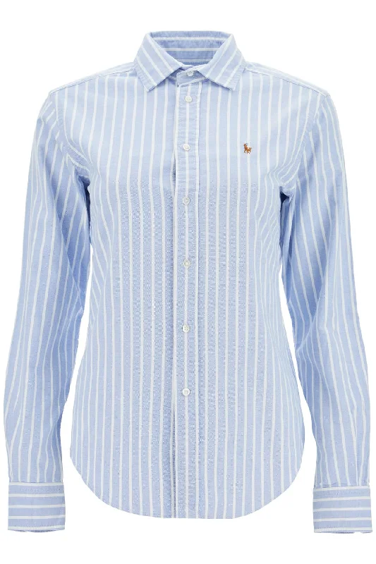 Polo Ralph Lauren Women's Striped Oxford Shirt For Men