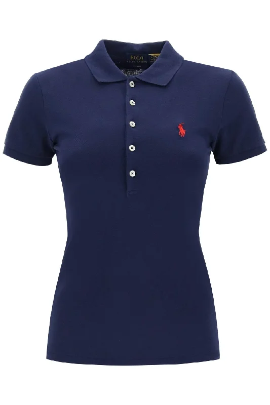 Polo Ralph Lauren Women's Julie Slim Fit Five Button Polo Shirt