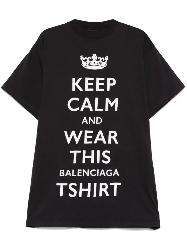 Balenciaga Women's T-Shirts And Polos Black